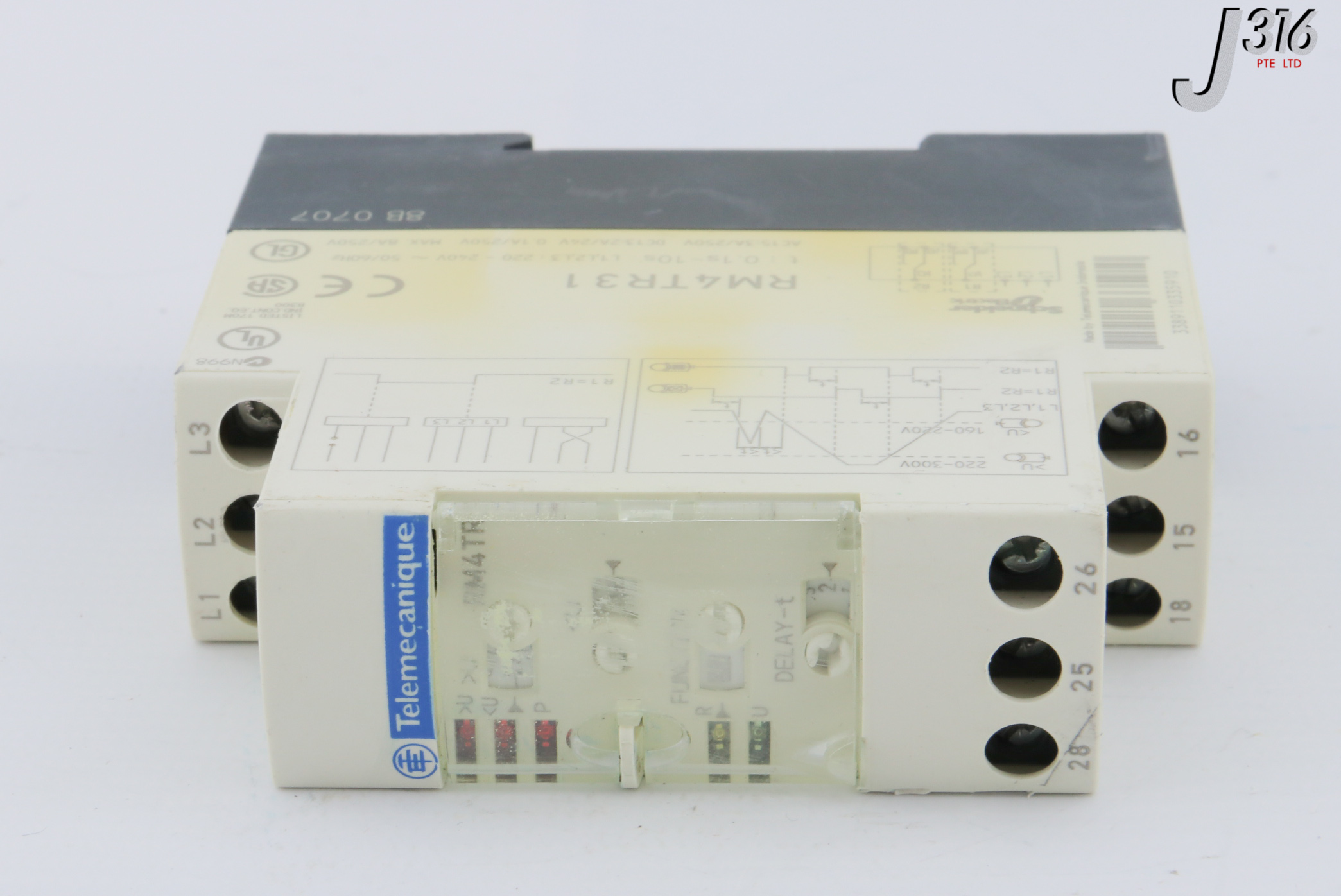 専用3 27905 TELEMECANIQUE 3-PHASE NETWORK CONTROL RELAY, RM4TR RM4TR31